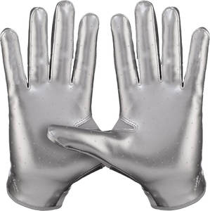 Gants de football rembourrés de haute qualité avec logo personnalisé, pour ligne de scrimmage et receveur, avec paume adhérente, fournisseur - Product Image 2