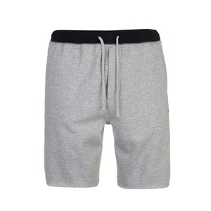 Recién llegado, pantalones cortos para hombre, ropa de entrenamiento con logotipo personalizado, ropa deportiva de Color gris y negro, pantalones cortos para correr de algodón y poliéster - Product Image 1