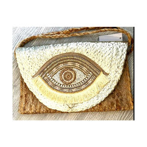 Bolso de hombro plisado a la moda para mujer India alta calidad Color sólido con cuentas mango cremallera cierre largo precio al por mayor - Product Image 4