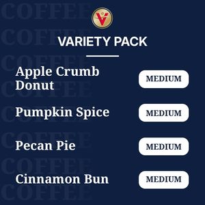 Victor Allen's Coffee Autumn Favorites Coffee Variety Pack (Apple Crumb Donut, Pumpkin Spice, Pecan Pie, Cinnamon Bun), 96 Count - Product Image 6