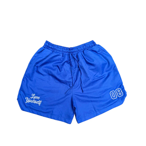 Pantalones cortos deportivos de tela de paracaídas de secado rápido OEM ODM, cintura elástica, estilo de cintura media, hechos en Vietnam para correr, fitness, ir a la playa - Product Image 2