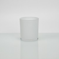 Bocaux à bougies vides transparents de luxe écologiques réutilisables de 7 oz, 10 oz, 14 oz avec couvercles en verre épais et logo personnalisé pour la fabrication de bougies
