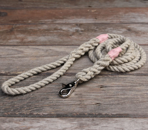 Rainbow Colors Braided Handmade Cotton Dog Rope <b>Leash</b> - Ombre Dog <b>Leash</b> - Dog Lead - Product Image 1