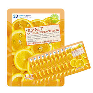 Food @ Holic NATURAL ESSENCE MASKPACK Hoja de enmascaramiento facial Cosméticos coreanos NARANJA - Product Image 1