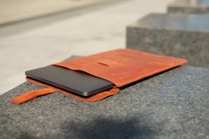 GLS-0212แล็ปท็อปหนังแท้แบบพกพาทนทานสไตล์วินเทจแบบคลาสสิกสำหรับงานเรียนท่องเที่ยวและสำนักงาน - Product Image 3