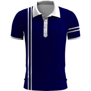 Design personnalisé Possédez votre marque Polo imprimé avec logo Chemises polo à manches courtes pour hommes 100% coton meilleur style grande taille pour hommes - Product Image 4