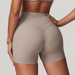 Yoga sans couture entraînement sport Yoga Leggings court tangible Yoga Gym Biker Shorts femmes Gym - Product Image 4