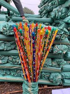 Venta al por Mayor de Fábrica, Palo de Escoba de Madera Recubierto de PVC Ecológico de 120 cm con Cabezal de Escoba de Plástico Duradero - Product Image 4