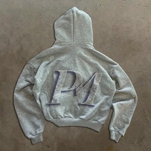 Y2K Retro Winter Solid Logo Hoodies avant pour hommes et femmes Service OEM écologique - Product Image 2