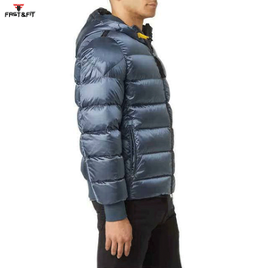 Hot Selling High Quality Canvas Puffer Jacket Hooded Waterproof Breathable Eco-Friendly Reversible Front Stand Collar Winter - Product Image 5
