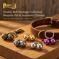 Cloche de collier vintage en métal de qualité supérieure, son puissant, cloche d'avertissement de sécurité multifonctionnelle pour le bétail, les chiens, les chats et les chevaux