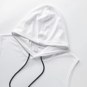 <b>Mens</b> Running Tank Top | Hooded Sleeveless T-Shirt | Quick Dry Breathable Fitness <b>Vest</b> | Summer Gym Sportswear New Arrival - Product Image 4