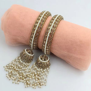 Indian Fashionable and Traditional Brass <b>Bangles</b> Women Wedding <b>Bangles</b> for Women and Girls - Product Image 1