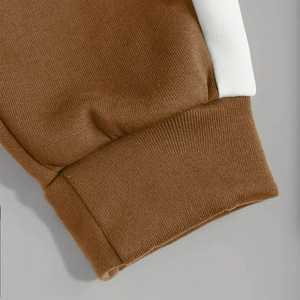 Ensemble de survêtement d'hiver pour femmes, imprimé uni, sweat-shirt en molleton décontracté, sweat-shirt à capuche à manches longues, ultra doux et confortable, 2 en 1 - Product Image 3