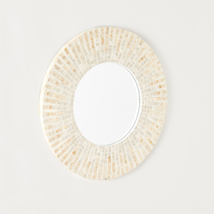 Espejo de Pared Redondo Moderno con Incrustaciones de Nácar, Decoración de Pared, Espejo de Baño de Alta Calidad, Precio de Mayoreo desde Vietnam - Product Image 2