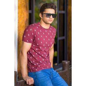 DAKIET 100% Cotton Casual Crew Neck T-Shirt Loose Fit Jersey Street Style Fitness Oversize T-Shirt Solid Pattern Logo 300 Grams - Product Image 3