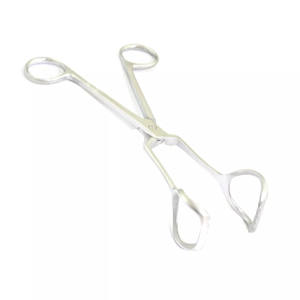 Collin คีมยกสำหรับมดลูก, คีมผ่าตัดทำจากสเตนเลสสตีลขนาด8นิ้ววัสดุโลหะแบบแมนนวล - Product Image 1