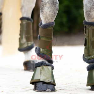 รองเท้าบูททรงกระดิ่งม้าพร้อมเปลือกหนัง PU และซับในโพลีเอสเตอร์เท็ดดี้เหมาะสำหรับการฝึกซ้อมและการแข่งขัน - Product Image 3