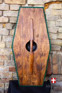 Armadura Medieval, Escudo Gótico Germánico, Arma Vikinga, Escudo de Batalla de Calvin Handicraft - Product Image 4