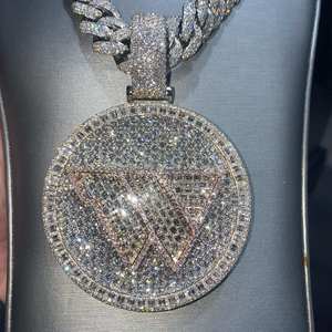 Personnalisé hommes 925 argent Buss bijoux brillant VVS Moissanite Pass diamant testeur haute qualité pendentif mode pendentifs breloques - Product Image 2