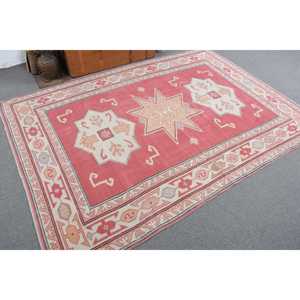 Vintage Rug, 0.5x7.9 ft <b>Runner</b> Turkish Rug, <b>Red</b> White Southwestern Rug - Product Image 2
