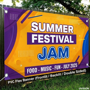 Bannière en Flex Imprimée UV Personnalisée pour la Publicité Suspendue, Affichage de Promotion en Extérieur et en Intérieur - Product Image 3