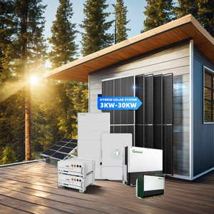 Ba giai đoạn 10KW lưới lai năng lượng mặt trời <span class=keywords><strong>PV</strong></span> hệ thống với MPPT điều khiển LiFePO4 pin năng lượng mặt trời nhà hệ thống năng lượng - Product Image 3