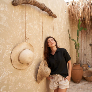 T-shirt unisexe décontracté BEAM 100% coton non tissé lavé aux enzymes uni taille plus respirant écologique ODM - Product Image 6