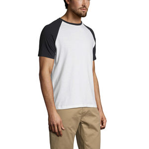 Wholesale Premium Men's <b>Raglan</b> Sleeves <b>T</b>-<b>Shirts</b> 100% cotton Sportswear Custom Logo Durable Reglan <b>T</b>-<b>shirt</b> for men loose fit - Product Image 5