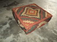 Coussins de sol en jute et laine Kilim, vente chaude, fabrication en usine, prix de gros