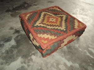 Cojín de Suelo Kilim de Yute y Lana, Cojín de Sofá, Almohadas, Venta al por Mayor a Precio de Fábrica - Product Image 2