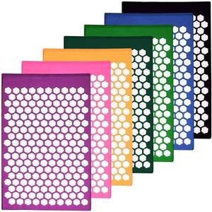 2026 Wholesale Eco Friendly Natural Linen Acupuncture <b>Mat</b> Gift Back Neck Pain Massage Acupressure <b>Mat</b> and Pillow Set - Product Image 1