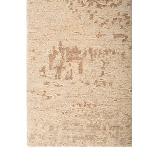 พรมขนสัตว์ถักมือสีเบจและสีน้ำตาลลายแบบนามธรรม ยี่ห้อ Uvenuti รุ่น AIWL-3082 สำหรับห้องนั่งเล่น ทางเข้าบ้าน และโถงทางเดิน เหมาะสำหรับวัยรุ่น - Product Image 4