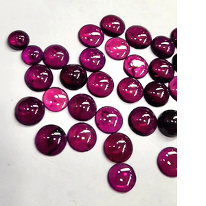 140 pièces de grenat Rodolite naturel 7mm 9mm 12mm Cabochon rond 400 Cts Lot Iroc ventes haute qualité pierre précieuse cabine en vrac - Product Image 4