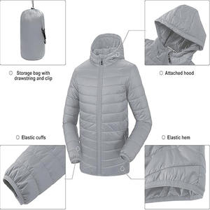 Veste matelassée matelassée à bulles pour hommes, surdimensionnée, veste d'hiver en laine à col montant et fermeture éclair par Dress Sports - Product Image 6