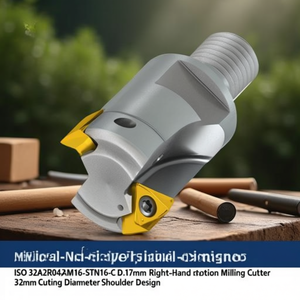 Fresa de rotación a la derecha ISO 32A2R043M16-STN16-C D.17mm, diámetro de corte de 32mm, diseño de hombro - Product Image 3