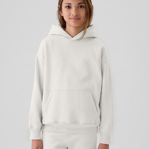 Sudadera con Capucha para Niñas, Mezcla de Algodón, Ropa Casual Cálida, Ropa Cómoda para Niños, Manga Larga, Moda para Exteriores - Product Image 1