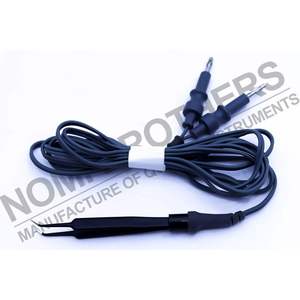 คีมไบโพลาร์เฟอร์สันแบบใช้ซ้ำได้มีมุมยาว10.5ซม. ปลายละเอียด0.5มม. - Product Image 1