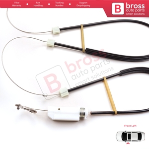 Kit de réparation de lève-vitre BWR5123 gauche pour TT TTS TTRS MK3 8S FV 2014-2024 2 portes 8S0837461 - Product Image 4