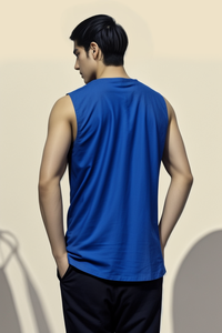 เสื้อยืดแขนกุดผ้าฝ้ายโพลีแขนสั้นสำหรับทุกเพศ - Product Image 3