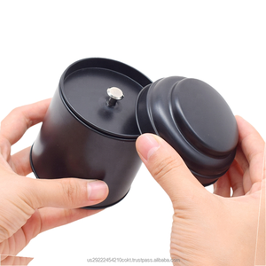 Custom Printed Double Lid <b>Tin</b> Can with Embossed Inner Lid Metal Engraving Offset Printing for Loose Tea Snacks Candies - Product Image 6