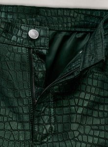 กางเกงหนังขายาวปกติคุณภาพสูงสำหรับ100% กางเกงหนังทำจากผ้าแห้งเร็วคุณภาพสูง - Product Image 3