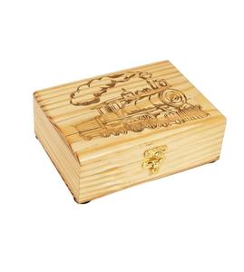 แฮนด์เมดโกศไม้แกะสลักกล่องเครื่องประดับแกะสลักสําหรับผู้หญิง-ผู้ชายอัญมณี | กล่องตกแต่ง | เก็บและจัดระเบียบ (ราง) - Product Image 5