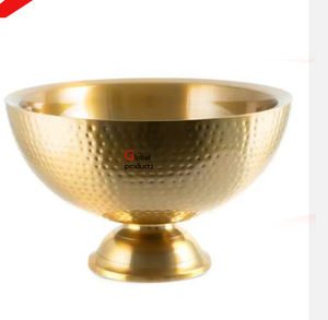 Enfriador de vino de acero inoxidable de metal con acabado plateado de alta calidad para hotel, restaurante y bar - Product Image 5