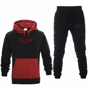 2025 hommes de haute qualité coupe-vent respirant Fitness ensembles de gymnastique couleur unie hiver décontracté surdimensionné survêtement manches longues décontracté - Product Image 3