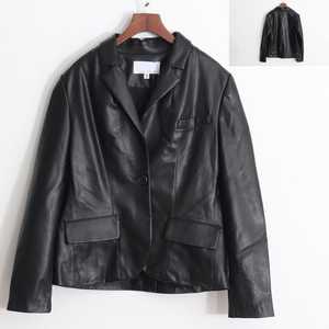 Chaqueta de piel sintética para mujer Chaquetas veganas Biker Motorcycle Coat - Product Image 6