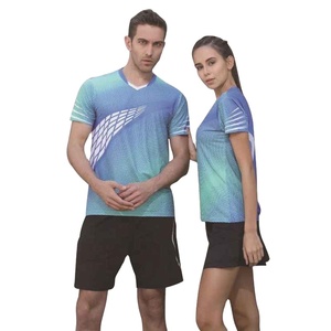 Wholesale Custom Full Sublimation <b>Table</b> Wear Badminton Shirts Quick Dry Jersey Professional Match Day Unisex Sportswear Tennis - Product Image 5