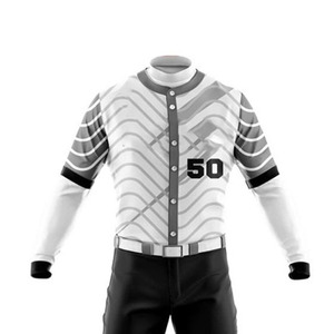 Quick Dry Breathable Plain Regular Fit High Quality Customizable Team Wear <b>Baseball</b> Uniform Set for Men - Product Image 5