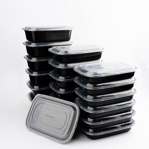 Polyvalent 1250ml Anti-buée PET Cuisine Conteneur de Stockage Durable Rectangulaire PP Matériel Gâteau Boîte pour Nouilles Gelée Sucre Faible - Product Image 4