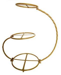 Support à gâteau en métal de Style Cage personnalisé, Durable et de qualité pour la maison, l'hôtel, les événements de mariage et d'anniversaire - Product Image 4